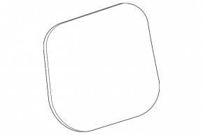 Fuel filler flap Toyota Venza 21-