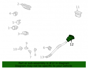 Honda Accord 18-22 Cabin Air Temperature Sensor