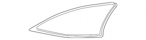 Rear left reflector for Lexus IS 14-20