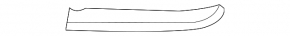 Front bumper mount right under headlight Kia Niro 20-22
