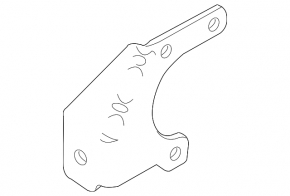 Rear differential gearbox bracket rear right Ford Explorer 12-19