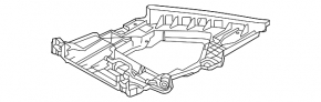 Right headlight bracket for Porsche Cayenne 958 15-18, lower, for LED