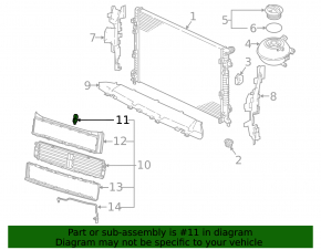 Motor actuator for blinds VW Jetta 19-