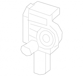 Front right airbag sensor Mercedes X167 GLS 24-26