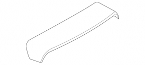 Mercedes GLC 300 20-22 SUV tailgate spoiler