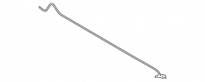 Support bonnet stop Ford Mustang mk6 15-20