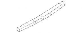 Lower rear bumper deflector for Mazda CX-5 17-24