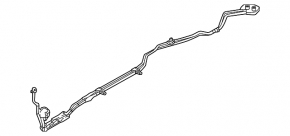 Battery cable through the entire body of the Land Rover Range Rover Velar 18-26