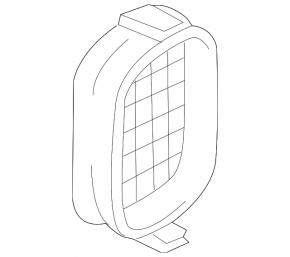 Air intake grille BMW X3 F25 11-17 2.0T