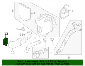 Air intake grille BMW X3 F25 11-17