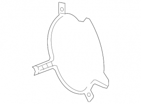 Lexus NX200t NX300 15-21 Cooling Fan Motor Guard