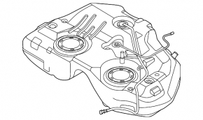 Fuel tank Nissan Murano 25-26