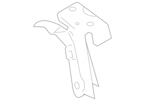 Mercedes GLS-class X166 13-19 hood release lever