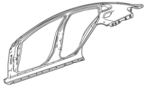 Quarter wing rear right Chevrolet Malibu 16-