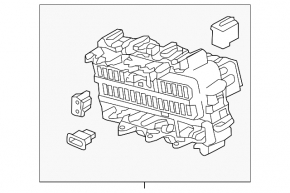 Nissan Rogue Sport 17-22 Dashboard Fuse Box