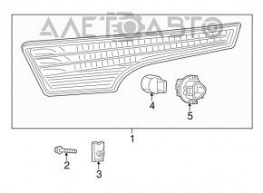 Left turn signal for Nissan Altima 13-15