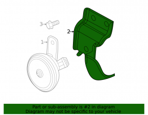 Low Signal Bracket Honda Insight 19-22