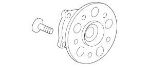 Honda Crosstour 10-15 FWD rear left wheel hub
