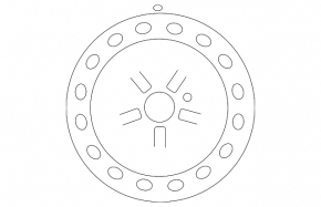 Iron wheel disk R16 5x114.3 Toyota Camry v40