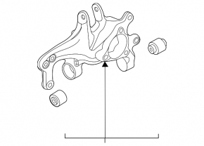 Rear left axle shaft Hyundai Sonata 20-23 HEV