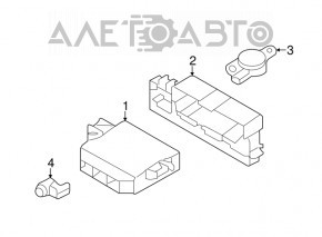 Parking sensor control unit PDC Park assist Audi A3 8V 15-16 for front and rear parking sensors