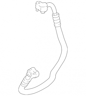 Air conditioning condenser-compressor pipe BMW 4 F32/33/36 17-20 B46