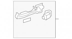 Front left door handle mechanism for Lexus LS460 LS600h 07-17