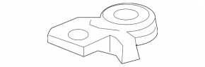 Radiator cushion upper right Chevrolet Camaro 16- 6.2 rubber + plastic