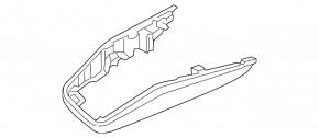 Hyundai Elantra AD 17-20 center console trim, gray, broken mount