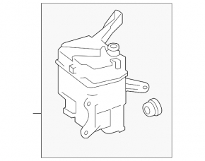 Lexus Hs250h 10-12 Windscreen Washer Reservoir