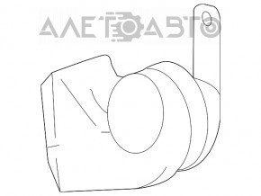 Toyota Highlander 14-19 low beam with bracket