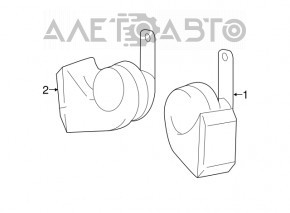 Toyota Highlander 14-19 low beam with bracket