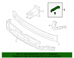 Seal wing hood-wing left Audi A5 F5 17- side