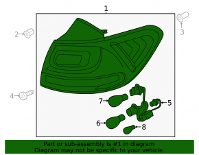 Light outer wing left Kia Sorento 16-18 prerest
