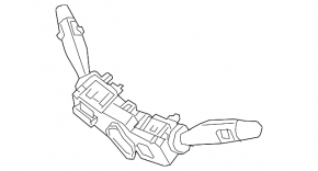 Steering column switch guitar assembly Kia Niro 20-22 HEV, PHEV without fog lights