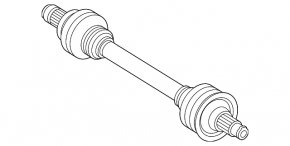 Drive axle shaft rear right Mercedes C-class W205 300 19-21 under 9 speed