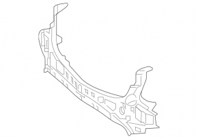 Front bumper mount center upper Mercedes GLC 300/350e 16-19 AND