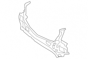 Front bumper mount central upper Mercedes GLC 300/350e 16-19