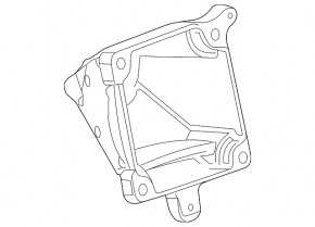 Engine mount bracket right Mercedes GLS-class X166 15-19 3.0