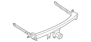 Lincoln MKC 15-19 Rear Bumper Towbar