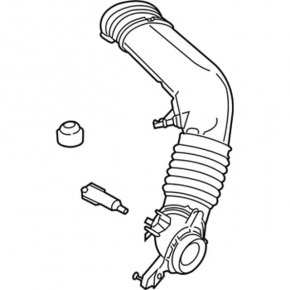 Air duct for manifold Lincoln MKC 15-16 2.3T