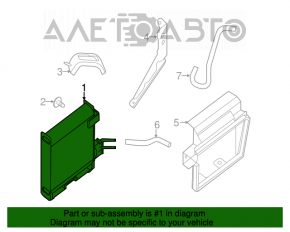Automatic transmission cooling radiator oil Infiniti JX35 QX60 13- dented honeycombs