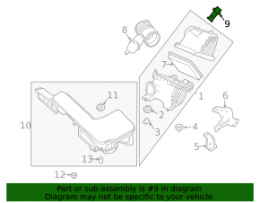 Air Flow Meter Nissan Rogue 14-20