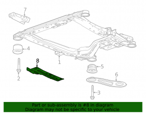 Engine Guard Left Chevrolet Impala 14-20