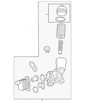 Buick Encore Oil Filter Housing 13-19