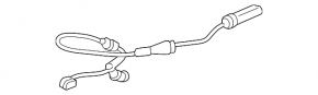 Brake pad wear sensor rear left BMW X1 F48 16-22