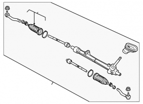 Steering rack Nissan Versa 12-19 usa