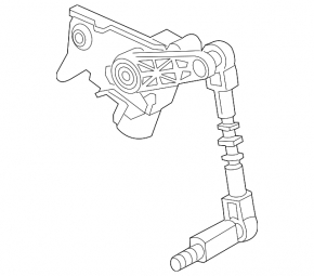 Front body position sensor for Audi A6 C7 12-18 without air suspension