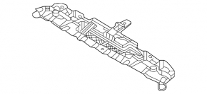 Front bumper mount, central upper, BMW 4 G22 G26 21-25