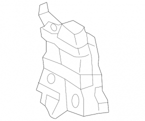 Front pillar bracket left Toyota Prius 50 16-22